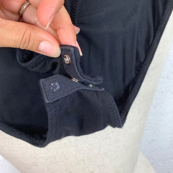 Kimchi Blue Sz S Black Body Suit, Deep V-Neck. - Picture 8 of 8